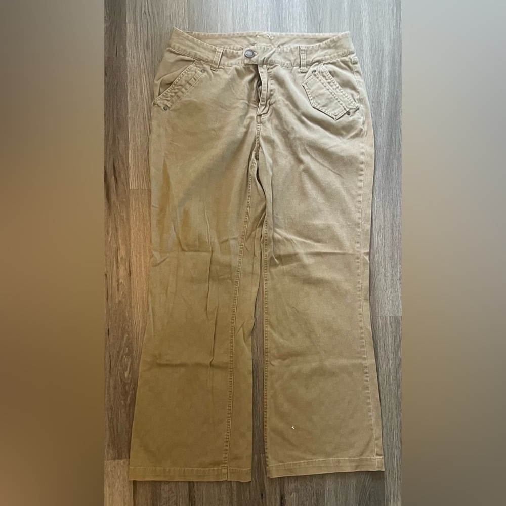 Faded Glory Jeans hiking camping khaki pants size 12